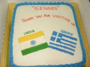Greece-India cake